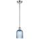 Ballston Boreas 3" Stem Hung Mini Pendant Brushed Brass w/ 8"H White Shade