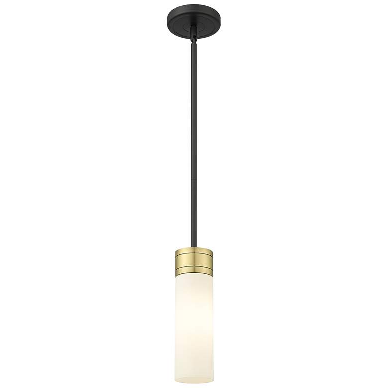 Image 1 Ballston Boreas 3" Stem Hung Mini Pendant Chrome w/ 11"H Clear Shade