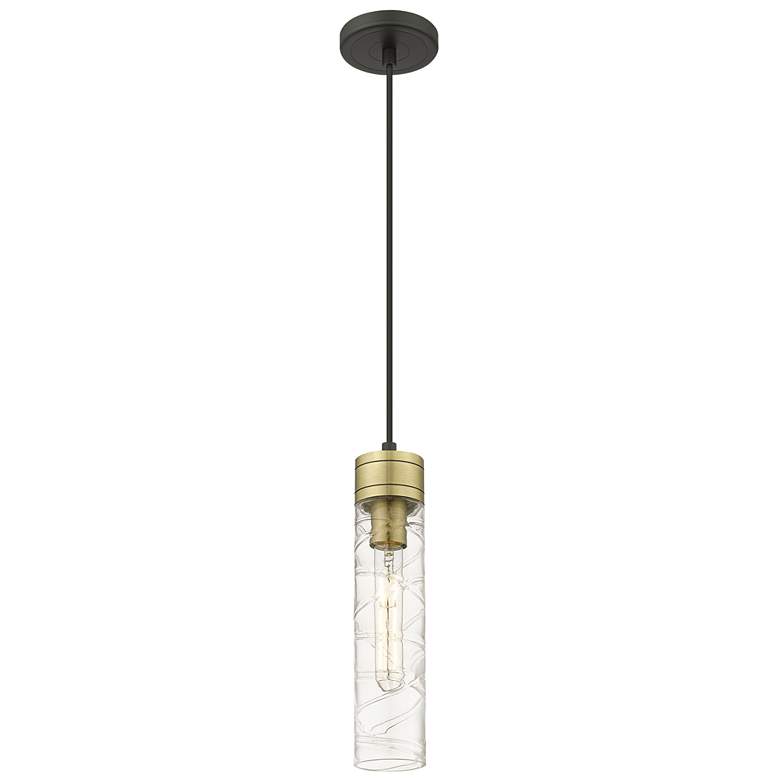 Image 1 Ballston Boreas 3" Stem Hung Mini Pendant Chrome w/ 11"H White Shade