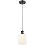 Ballston Boreas 3" Stem Hung Mini Pendant Gold w/ 8"H Deco Swirl Shade