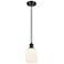Ballston Boreas 3" Stem Hung Mini Pendant Gold w/ 8"H Deco Swirl Shade