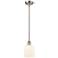 Ballston Boreas 3" Stem Hung Mini Pendant Gold w/ 8"H Light Smoke Shade