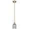 Ballston Boreas 3" Stem Hung Mini Pendant Polished Nickel - 8"H Deco Swirl
