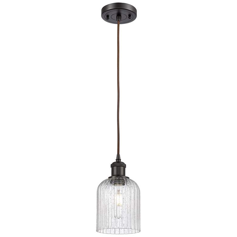 Image 1 Ballston Boreas 3" Stem Hung Mini Pendant Polished Nickel w/ 8"H Clear