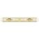 Ballston Boreas 4 Light 39" Bath Vanity Antique Brass Clear Shade