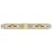 Ballston Boreas 4 Light 39" Bath Vanity Antique Brass Light Smoke Shade