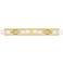 Ballston Boreas 4 Light 39" Bath Vanity Satin Gold Deco Swirl Shade