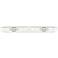 Ballston Boreas 4 Light 39" Bath Vanity Satin Nickel Clear Shade