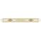 Ballston Boreas 4 Light 51" Bath Vanity Antique Brass Seedy Shade