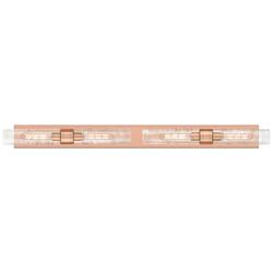 Ballston Boreas 4 Light 51" Bath Vanity Antique Copper Deco Swirl Shade