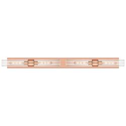 Ballston Boreas 4 Light 51" Bath Vanity Antique Copper Seedy Shade