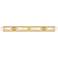 Ballston Boreas 4 Light 51" Bath Vanity Brushed Brass Clear Shade