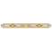 Ballston Boreas 4 Light 51" Bath Vanity Brushed Brass Light Smoke Shade