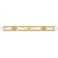 Ballston Boreas 4 Light 51" Bath Vanity Brushed Brass Seedy Shade