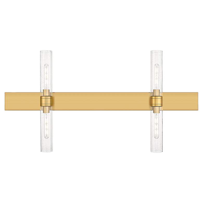 Image 2 Ballston Boreas 4 Light 51" Bath Vanity Brushed Brass Seedy Shade more views