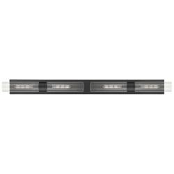 Ballston Boreas 4 Light 51" Bath Vanity Matte Black Seedy Shade