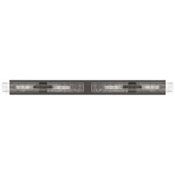 Ballston Boreas 4 Light 51" Bath Vanity Oil Rubbed Bronze Deco Swirl Shade