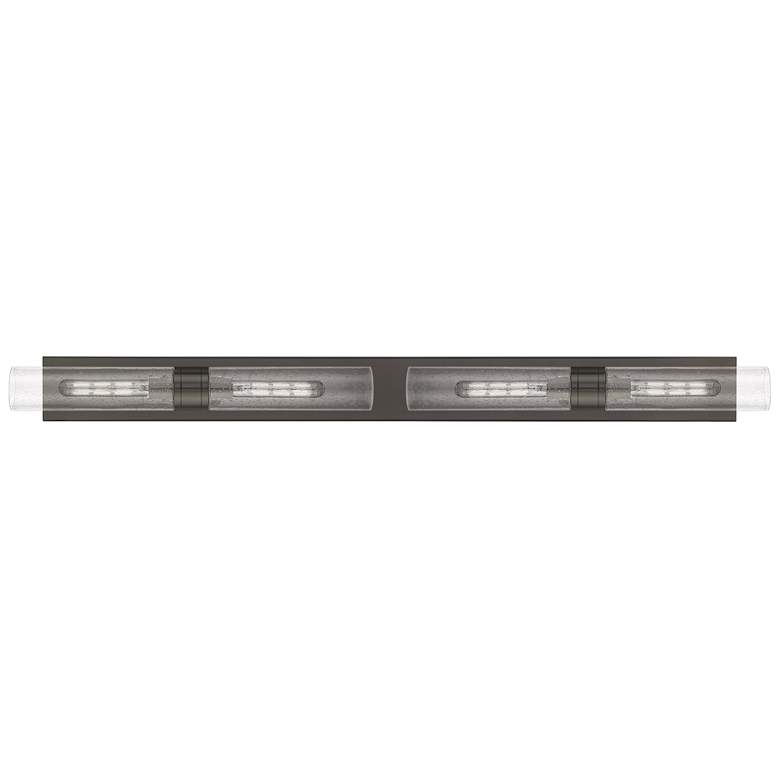 Image 1 Ballston Boreas 4 Light 51" Bath Vanity Oil Rubbed Bronze Seedy Shade