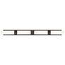 Ballston Boreas 4 Light 51" Bath Vanity Oil Rubbed Bronze White Shade