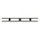 Ballston Boreas 4 Light 51" Bath Vanity Oil Rubbed Bronze White Shade