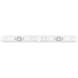 Ballston Boreas 4 Light 51" Bath Vanity Polished Chrome Clear Shade