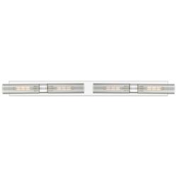 Ballston Boreas 4 Light 51" Bath Vanity Polished Chrome Light Smoke Shade