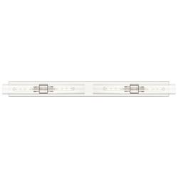 Ballston Boreas 4 Light 51" Bath Vanity Polished Nickel Clear Shade