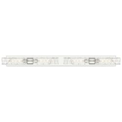 Ballston Boreas 4 Light 51" Bath Vanity Polished Nickel Deco Swirl Shade