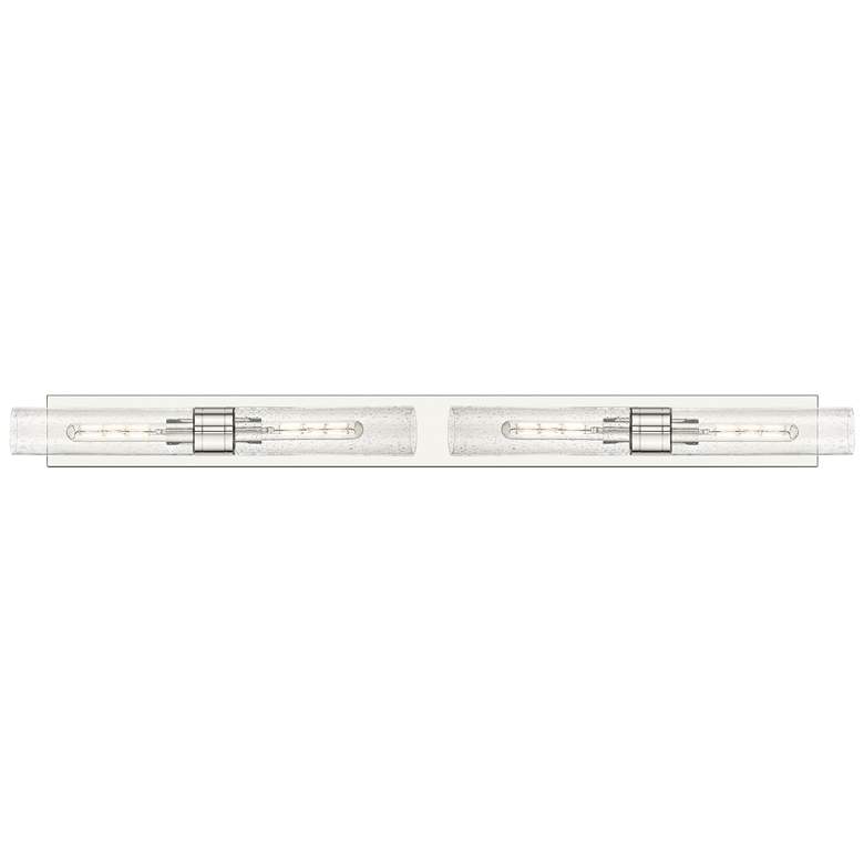 Image 1 Ballston Boreas 4 Light 51" Bath Vanity Polished Nickel Seedy Shade