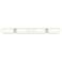 Ballston Boreas 4 Light 51" Bath Vanity Polished Nickel White Shade