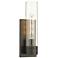 Ballston Boreas 5" Sconce Bronze w/ 11"H Clear Shade