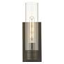 2_Ballston Boreas 5" Sconce Bronze w/ 11"H Clear Shade more views