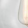 4_Ballston Boreas 5" Sconce Bronze w/ 11"H Clear Shade more views