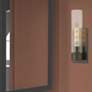 Thumbnail3 of Ballston Boreas 5" Sconce Bronze w/ 11"H Seedy Shade more views