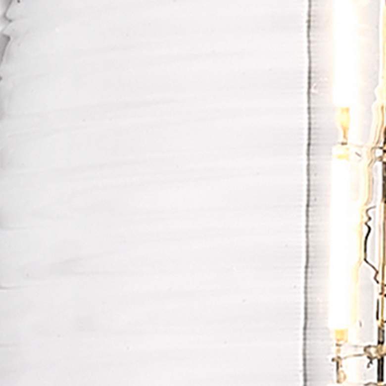 Image 5 Ballston Boreas 5" Sconce Copper w/ 11"H Striped Clear Shade more views