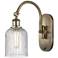 Ballston Bridal Veil 12.5"H Antique Brass Adjustable Sconce w/ Clear S