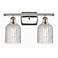 Ballston Bridal Veil 15"W 2 Light Polished Nickel Bath Light w/ Clear