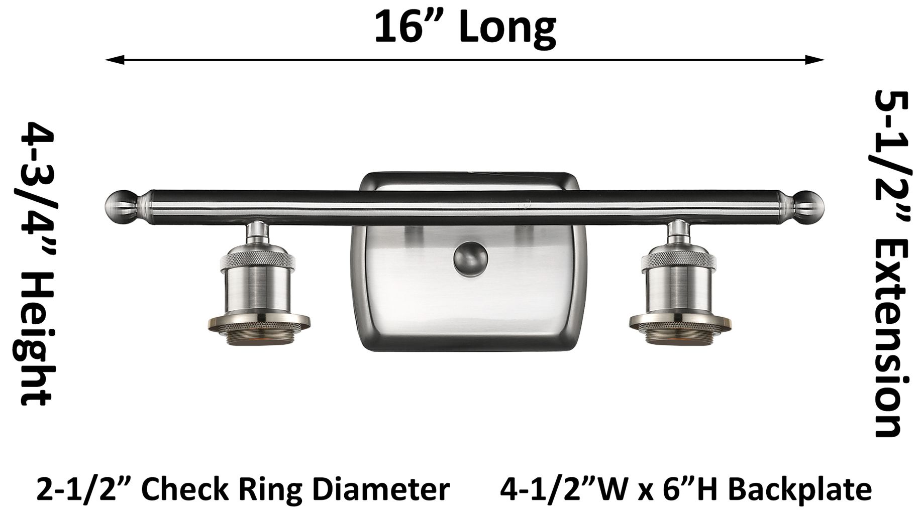 Image 3 Ballston Bridal Veil 2 Light 15" Bath Vanity Chrome Light Smoke Shade more views