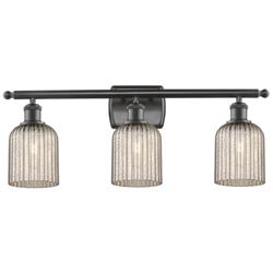 Ballston Bridal Veil 3 Light 25" Bath Vanity Bronze Mercury Shade