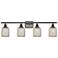 Ballston Bridal Veil 4 Light 35" Bath Vanity Bronze Mercury Shade