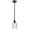 Ballston Bridal Veil 5"W Oiled Bronze Stemmed Mini Pendant w/ Clear Sh