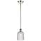 Ballston Bridal Veil 5"W Polished Nickel Stem Mini Pendant w/ Clear Sh