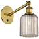Ballston Bridal Veil 5" Sconce Arm Adjusts Up and Down Brass Mercury Shade