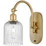 Ballston Bridal Veil 5" Sconce Arm Swivels Side to Side Gold Seedy Shade