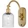 Ballston Bridal Veil 5" Sconce Arm Swivels Side to Side Gold Seedy Shade