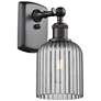 Ballston Bridal Veil 5" Sconce Oil Rubbed Bronze Finish Light Smoke Shade