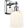 Ballston Bridal Veil 5" Sconce Polished Chrome Finish Gloss White Shade