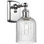 Ballston Bridal Veil 5" Sconce Polished Chrome Finish Seedy Shade