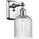 Ballston Bridal Veil 5" Sconce Polished Chrome Finish Seedy Shade