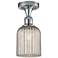 Ballston Bridal Veil 5" Semi-Flush Mount Polished Chrome Mercury Shade